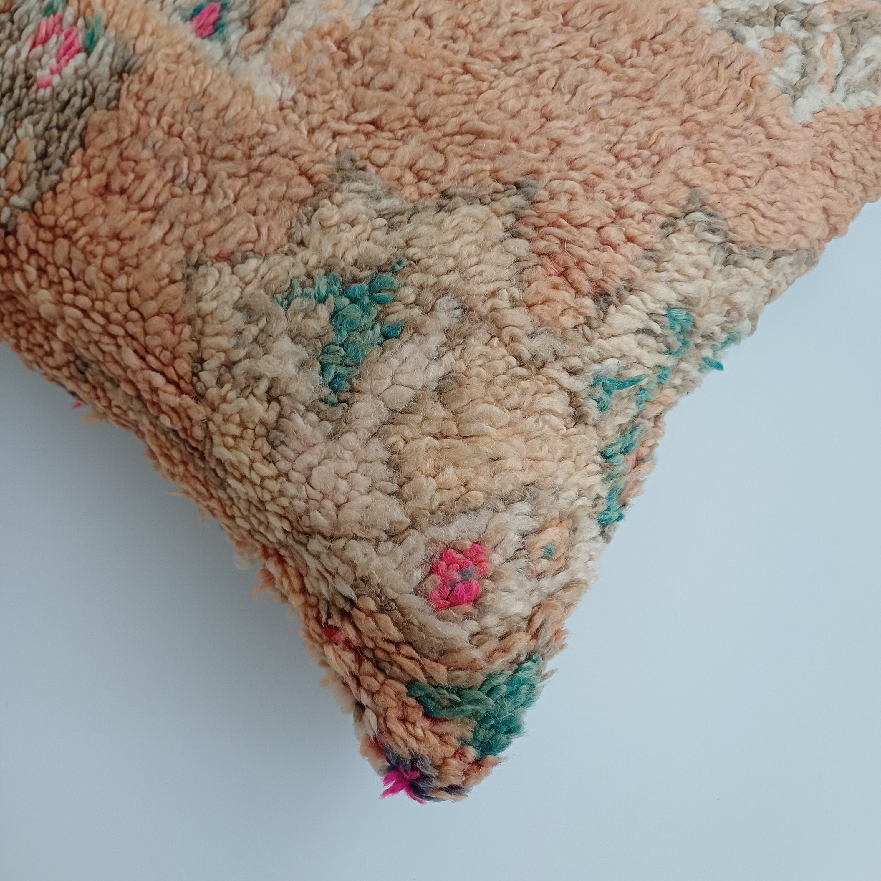 Moroccan Tribal Vintage Wool Multicoloured Cushion Cover 20''x20'' / 52x52 CM