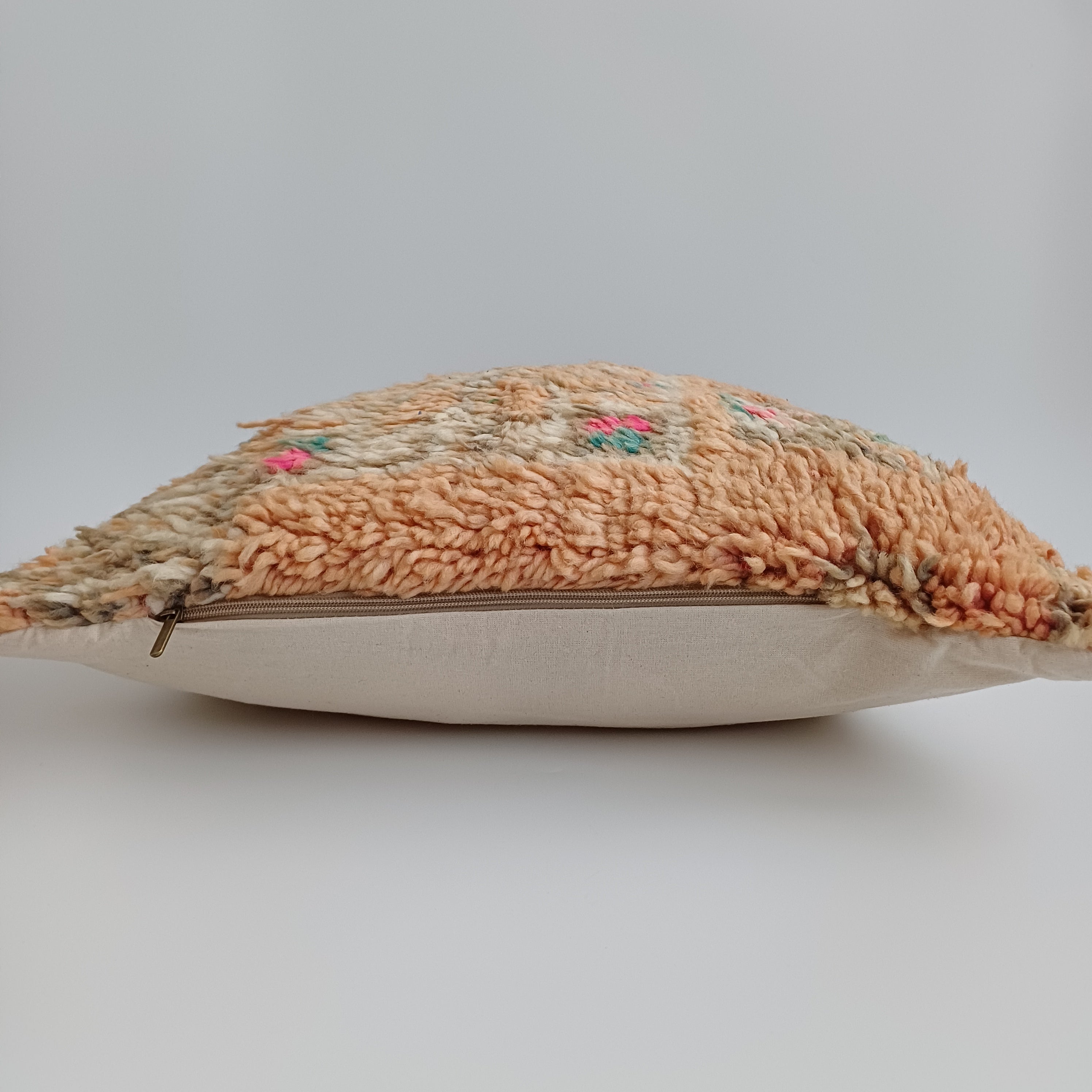 Moroccan Tribal Vintage Wool Multicoloured Cushion Cover 20''x20'' / 52x52 CM
