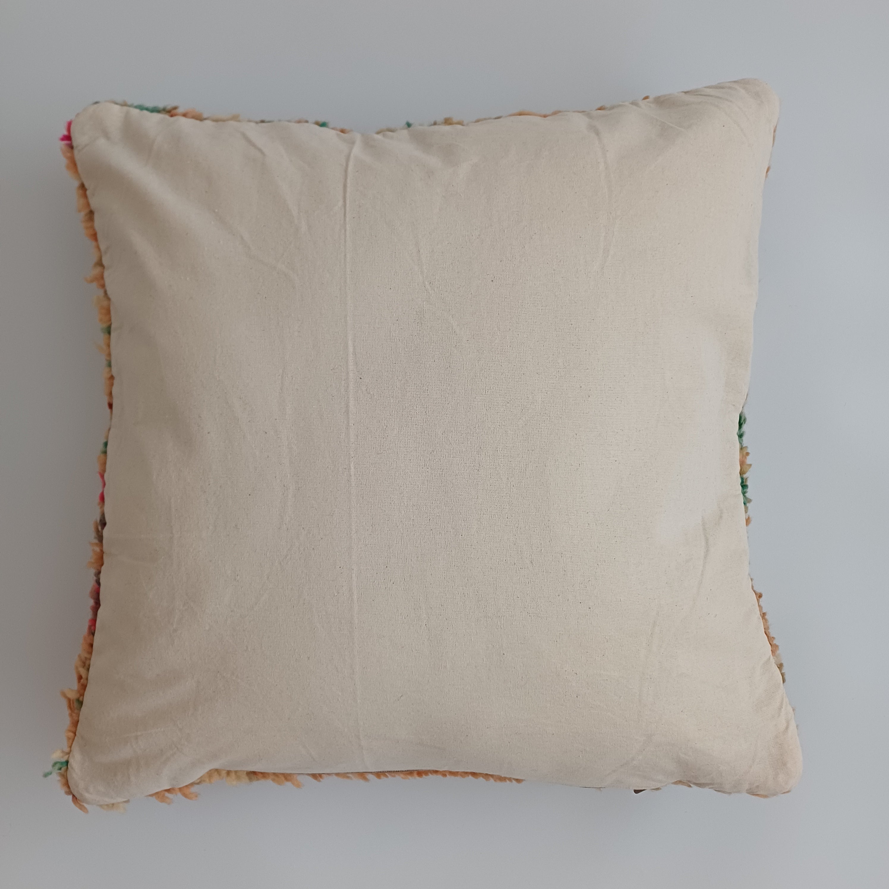 Moroccan Tribal Vintage Wool Multicoloured Cushion Cover 20''x20'' / 52x52 CM