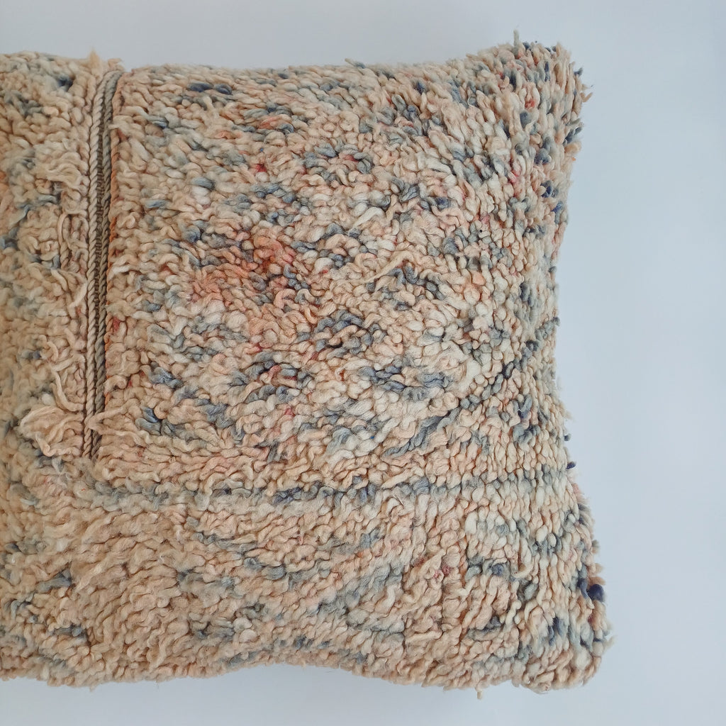 Moroccan Tribal Vintage Wool Multicoloured Cushion Cover 20''x20'' / 50x50 CM