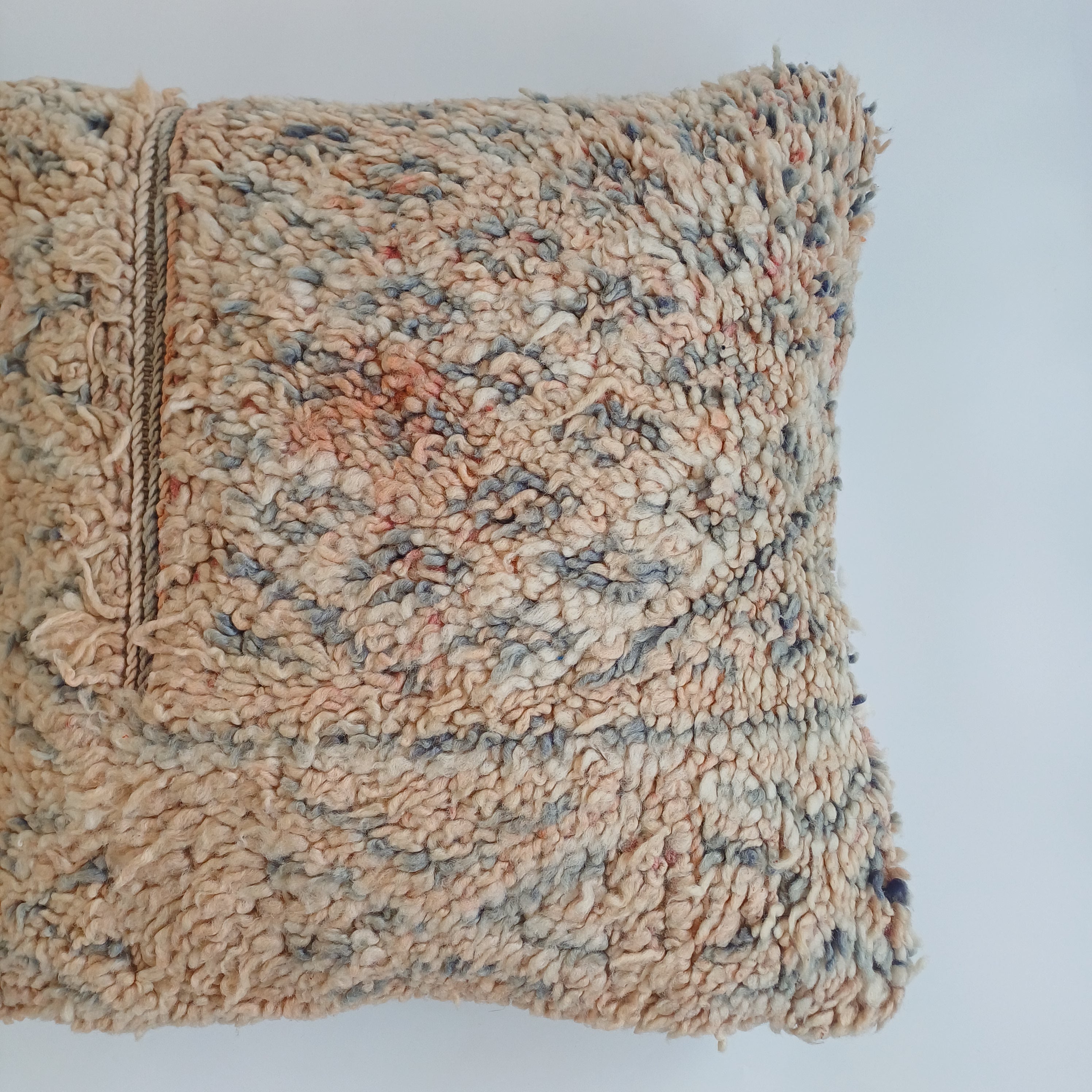 Moroccan Tribal Vintage Wool Multicoloured Cushion Cover 20''x20'' / 50x50 CM