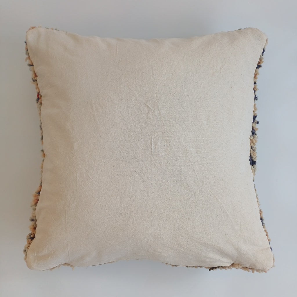 Moroccan Tribal Vintage Wool Multicoloured Cushion Cover 20''x20'' / 50x50 CM