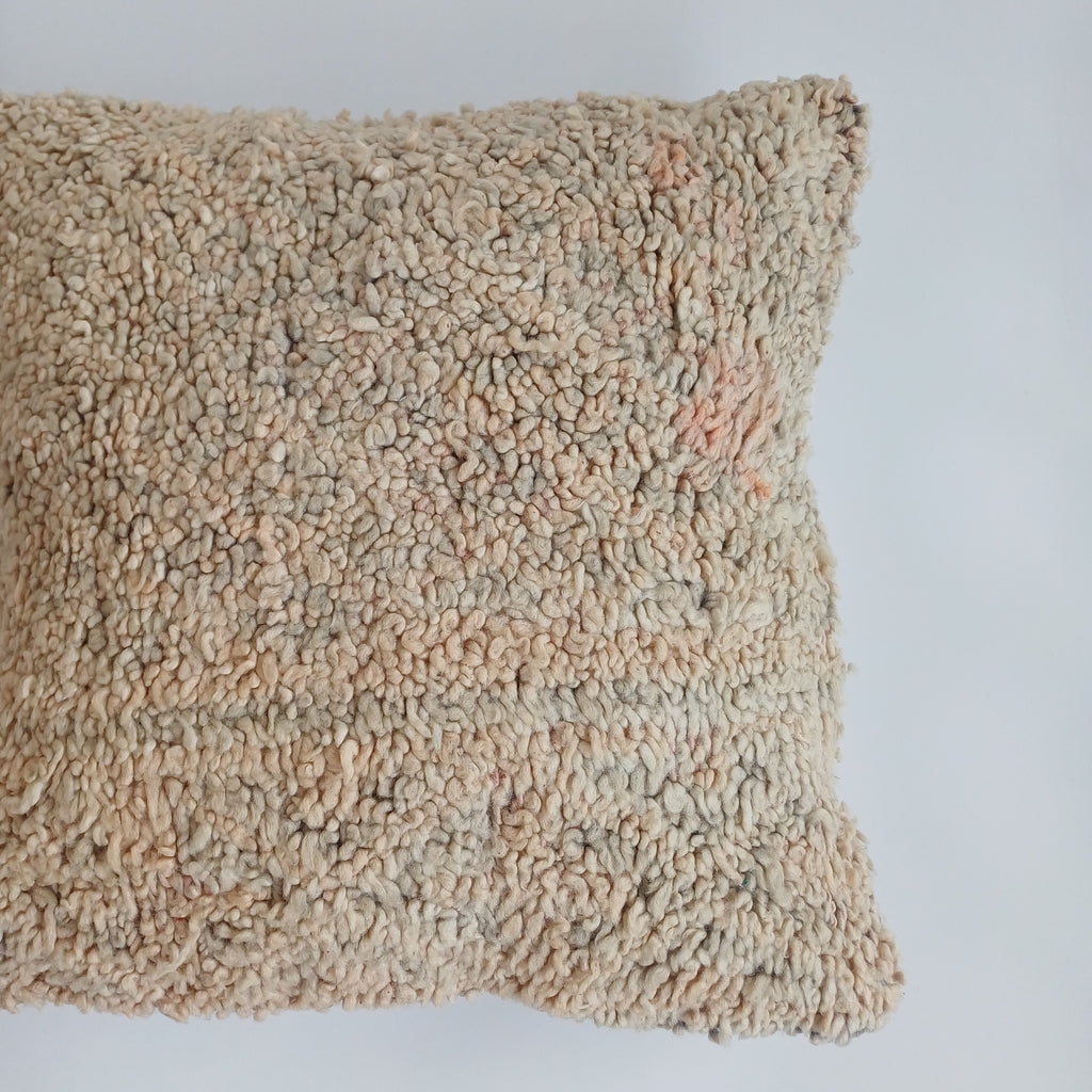 Moroccan Tribal Vintage Wool Cushion Cover 20''x20'' / 53x50 CM