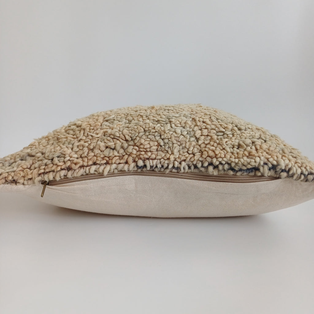 Moroccan Tribal Vintage Wool Cushion Cover 20''x20'' / 53x50 CM
