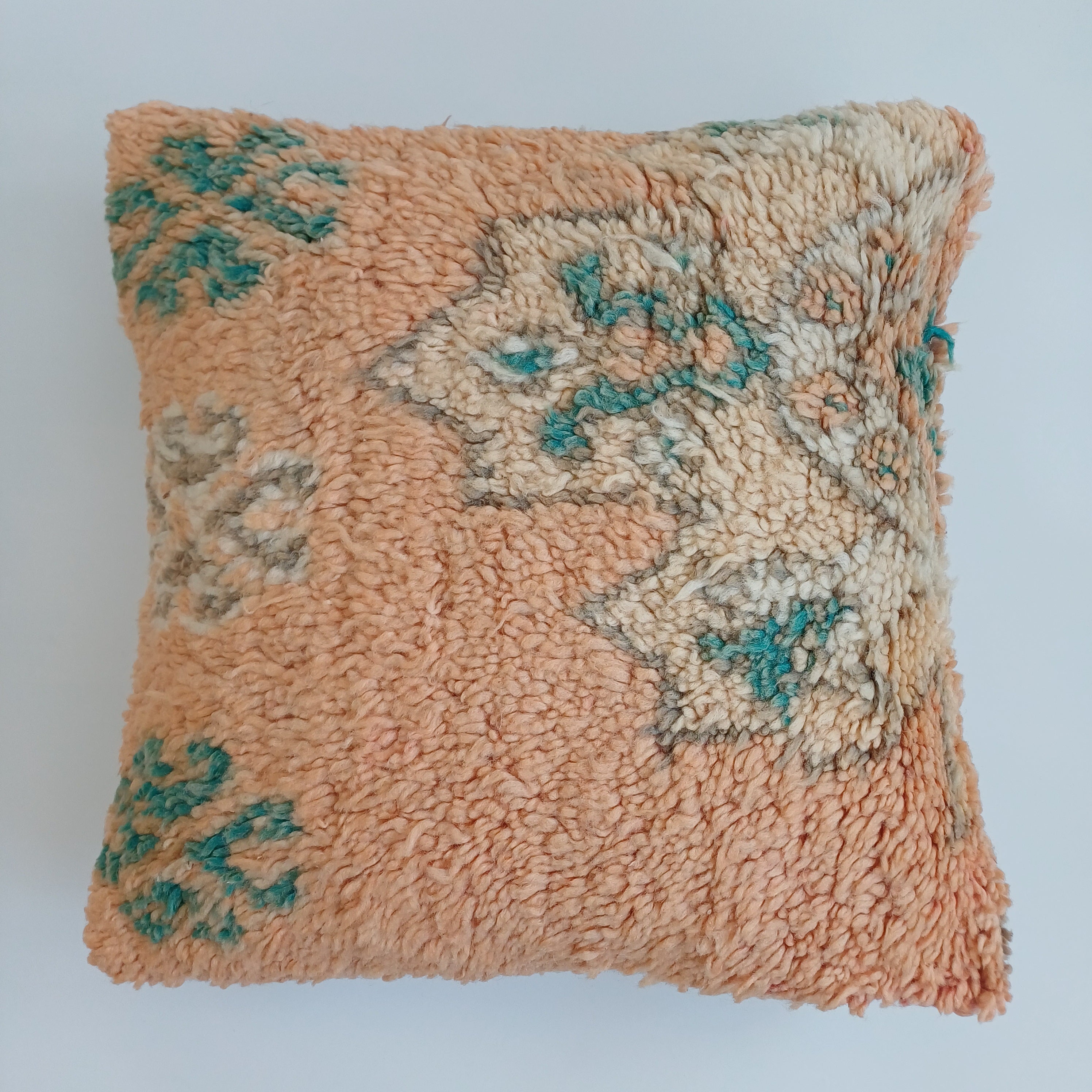 Moroccan Tribal Vintage Wool Multicoloured Cushion Cover 20''x20'' / 53x53 CM