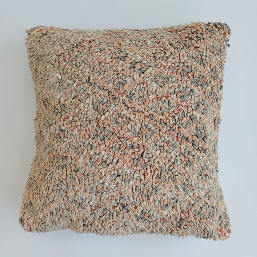 Moroccan Tribal Vintage Wool Cushion Cover 20''x20'' / 53x50 CM