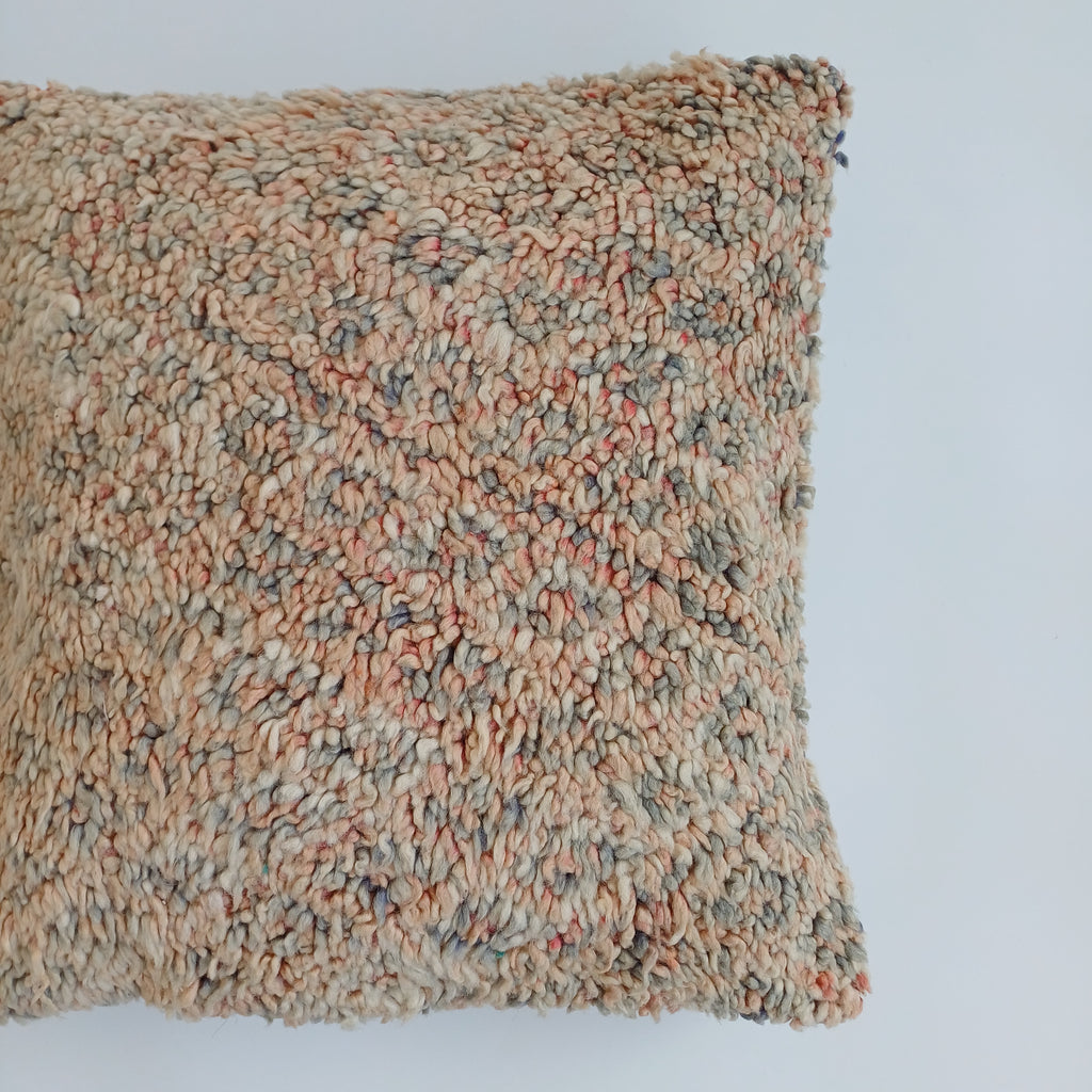 Moroccan Tribal Vintage Wool Cushion Cover 20''x20'' / 53x50 CM