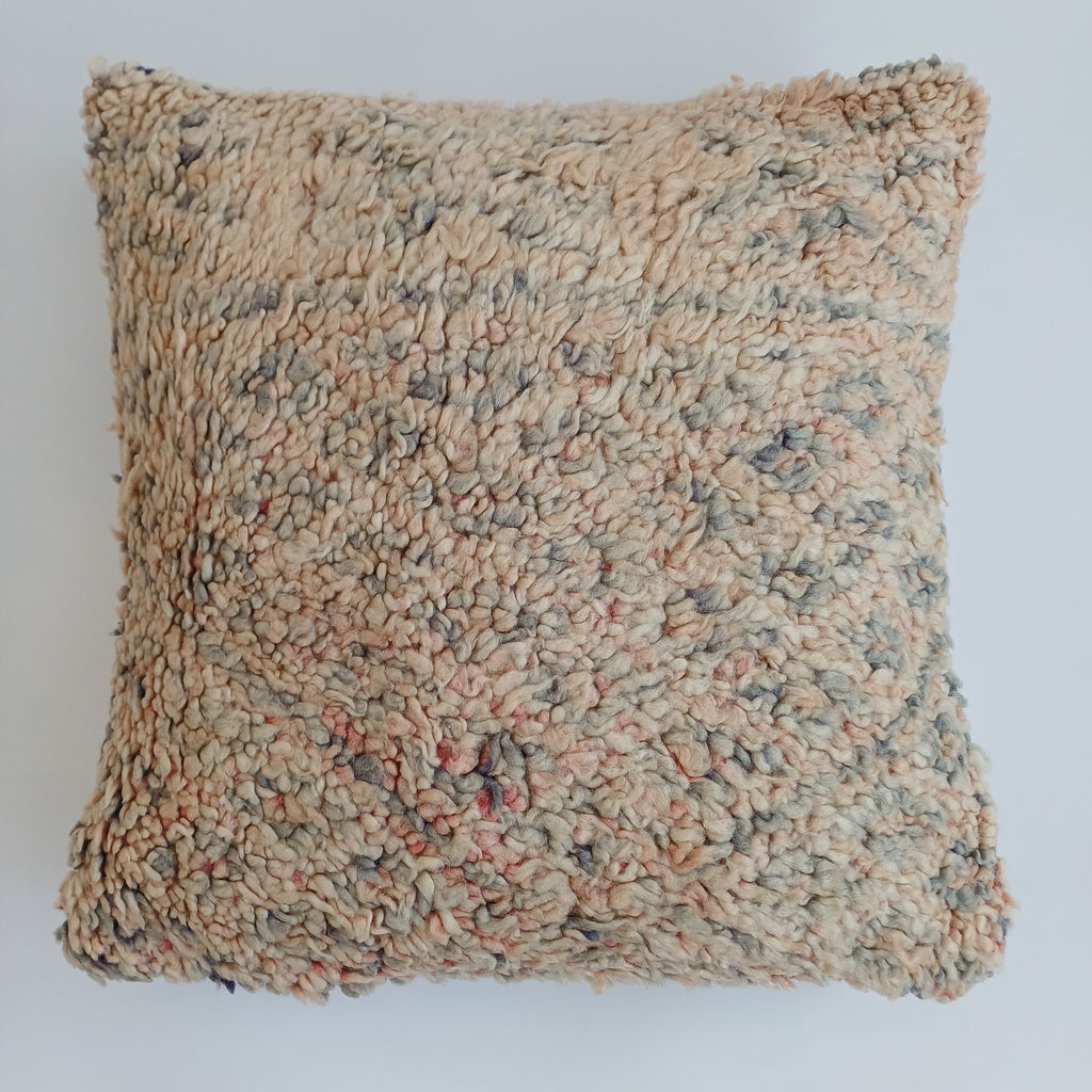 Moroccan Tribal Vintage Wool Cushion Cover 20''x20'' / 53x50 CM