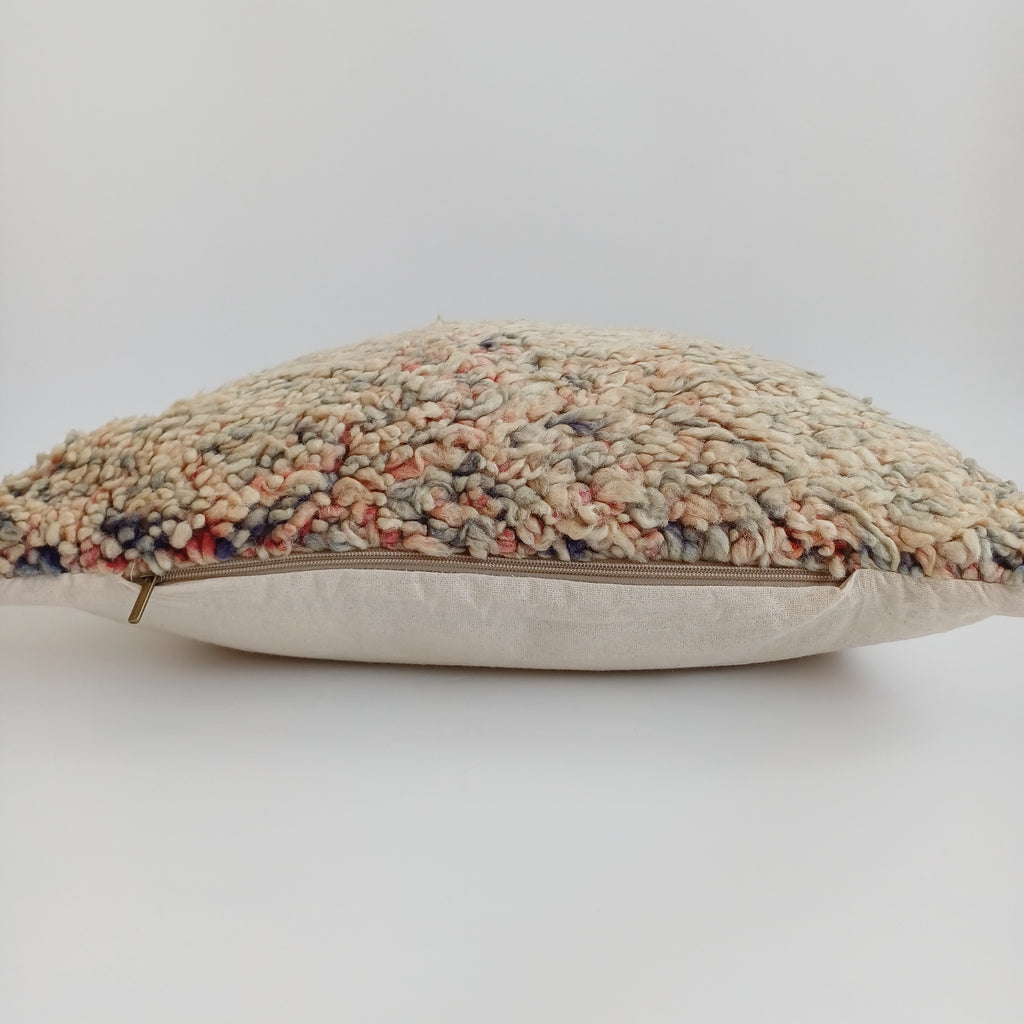Moroccan Tribal Vintage Wool Cushion Cover 20''x20'' / 53x50 CM