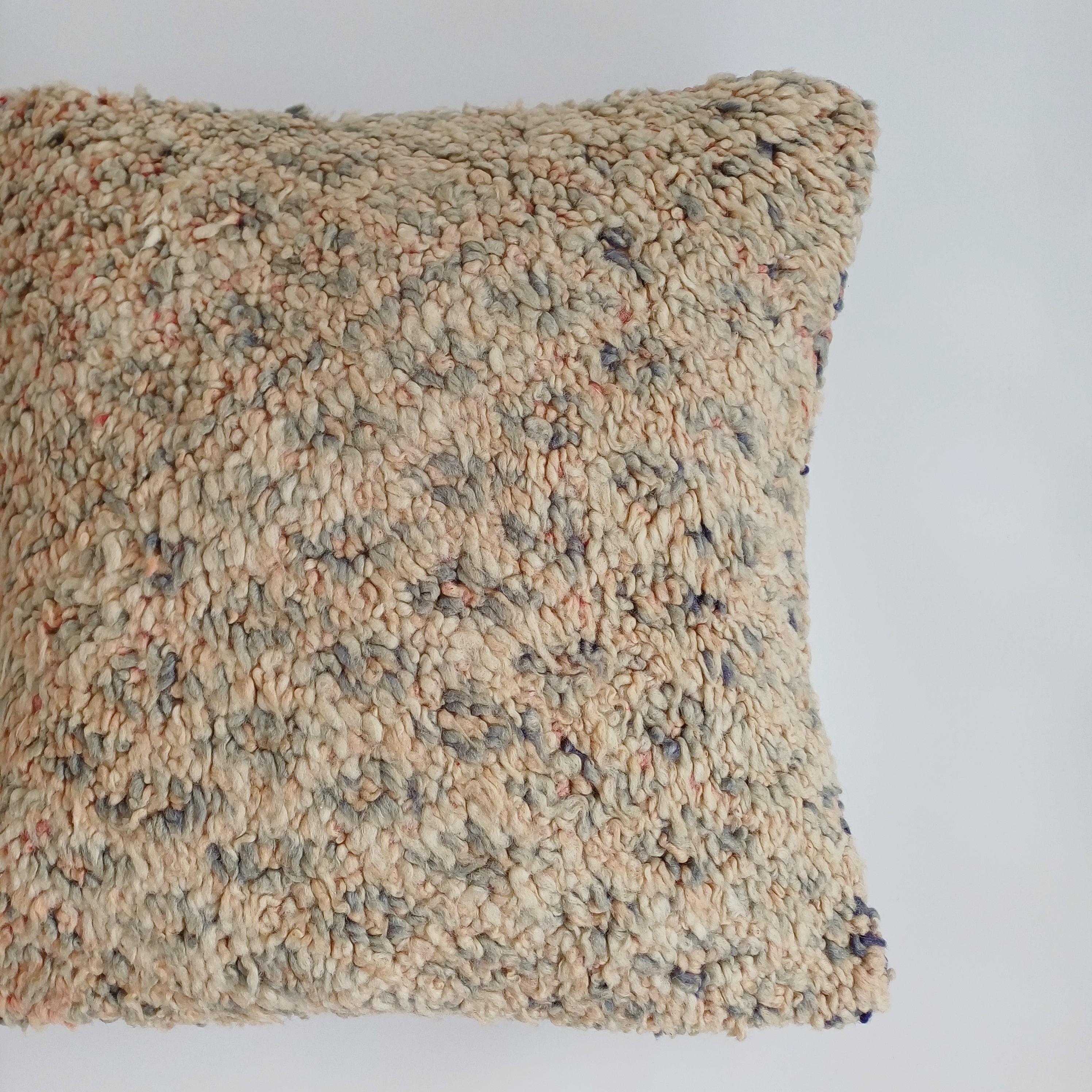 Moroccan Tribal Vintage Wool Cushion Cover 20''x20'' / 53x50 CM