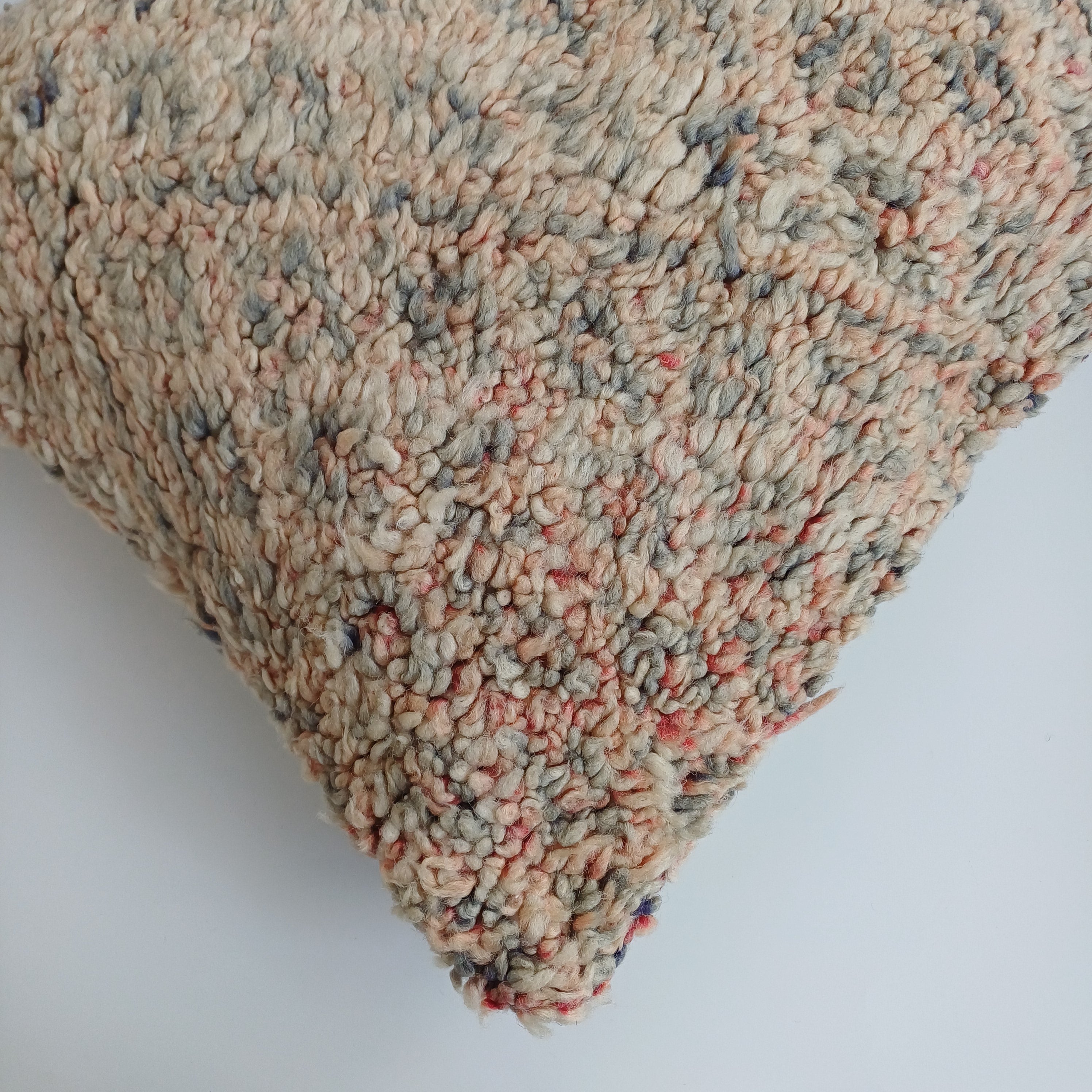 Moroccan Tribal Vintage Wool Cushion Cover 20''x20'' / 53x50 CM