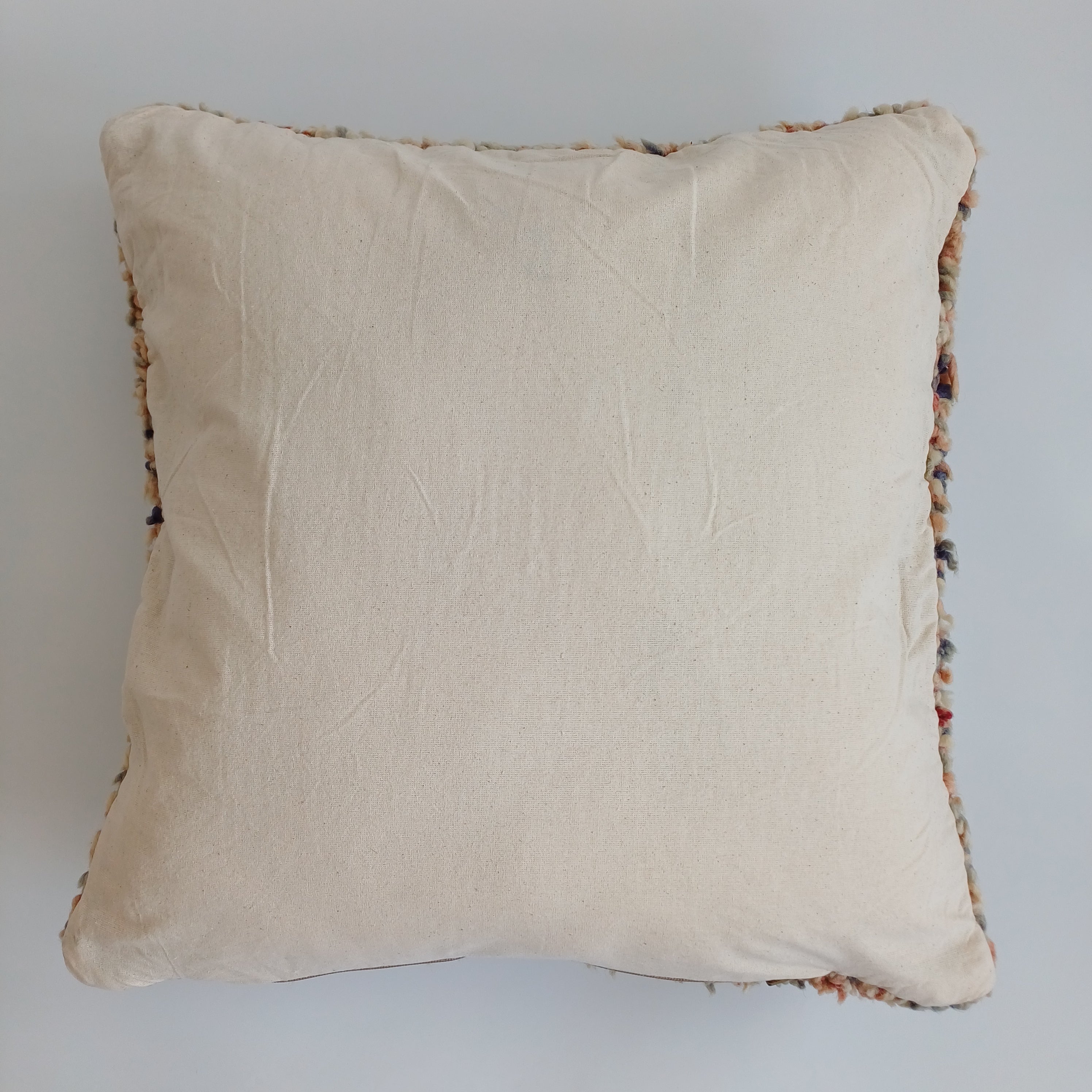 Moroccan Tribal Vintage Wool Cushion Cover 20''x20'' / 53x50 CM