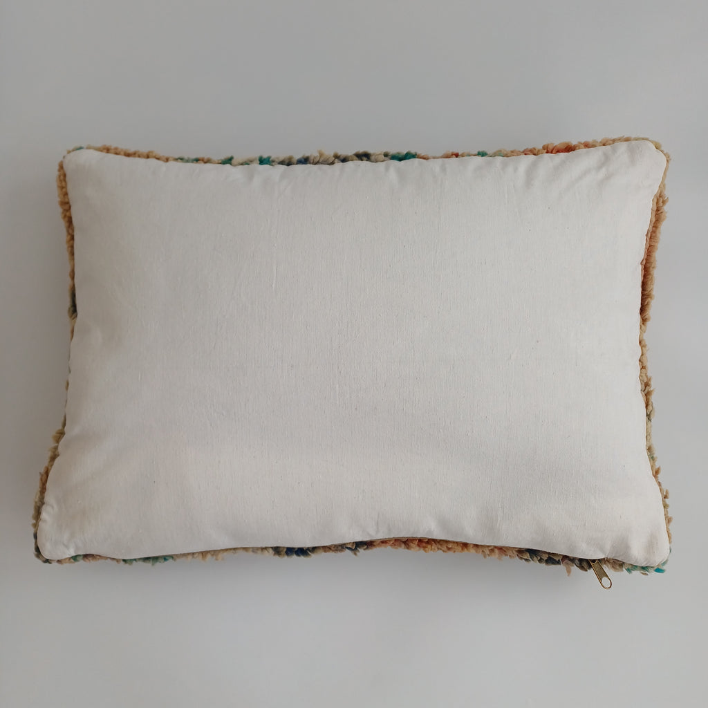 Moroccan Berber Handmade Vintage Wool Cushion Cover  24''x16'' / 60x43 CM
