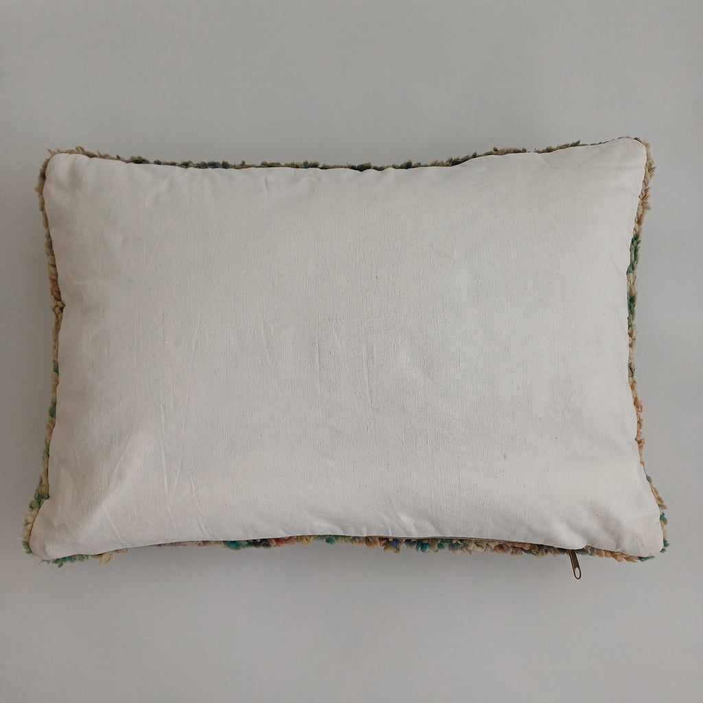 Moroccan Berber Handmade Vintage Wool Cushion Cover  24''x16'' / 60x40 CM