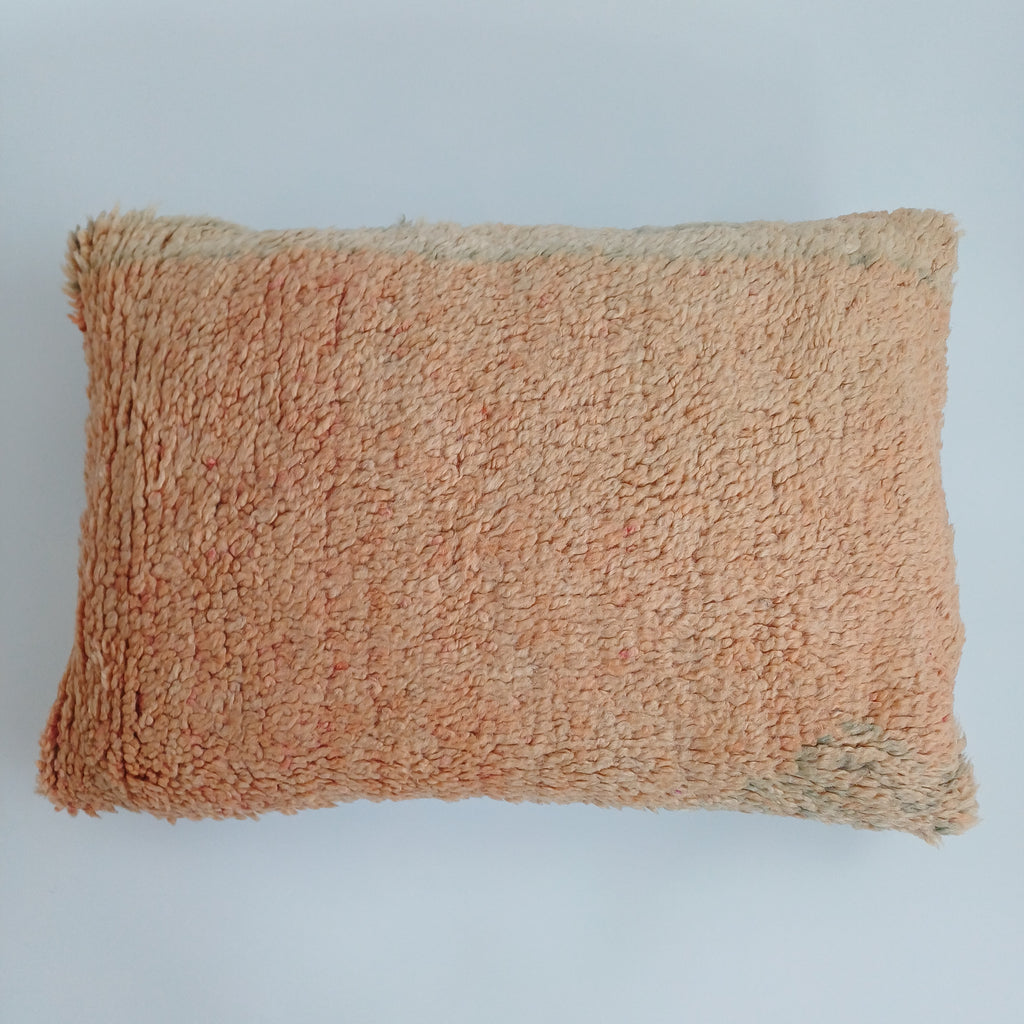 Moroccan Berber Handmade Vintage Wool Cushion Cover  24''x16'' / 60x42 CM