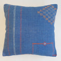 Moroccan Handmade Royal Blue Cactus Silk Cushion Cover 20''x20'' / 50x50 CM