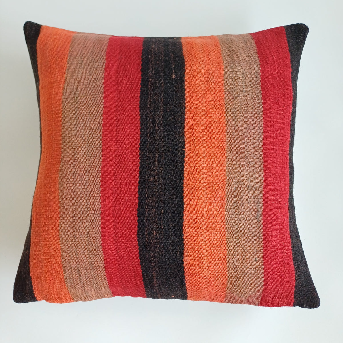 Moroccan Handmade Multicoloured Rug Cushion Cover 20''x20'' / 50x50 CM