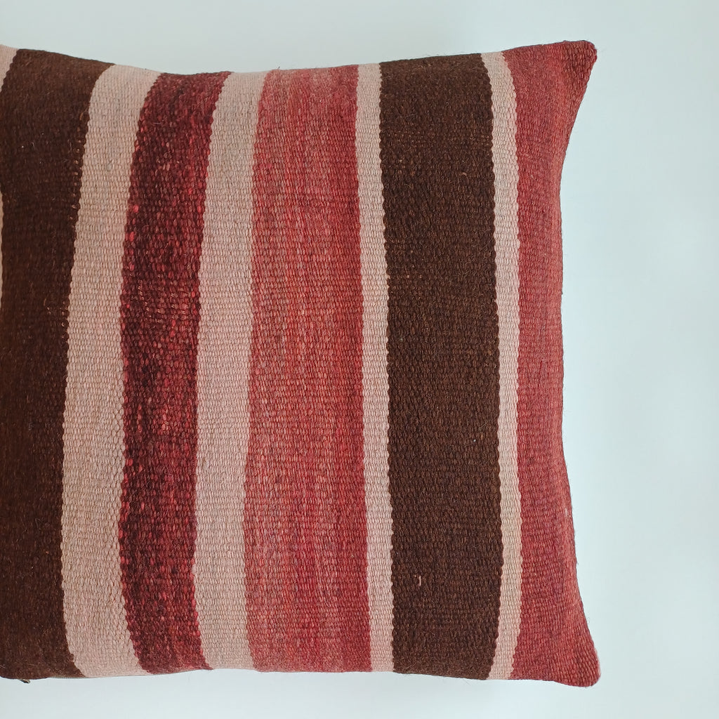 Moroccan Handmade Multicoloured Rug Cushion Cover 20''x20'' / 50x50 CM