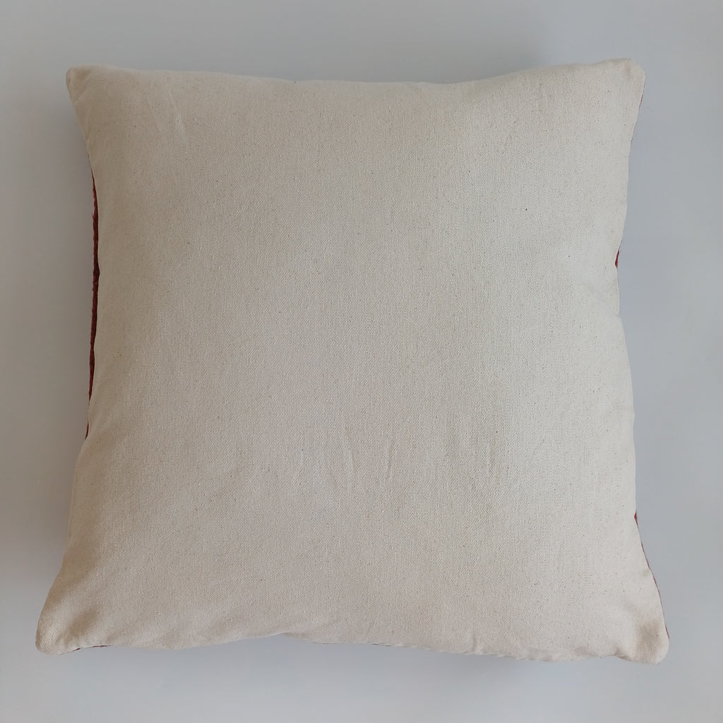 Moroccan Handmade Multicoloured Rug Cushion Cover 20''x20'' / 50x50 CM