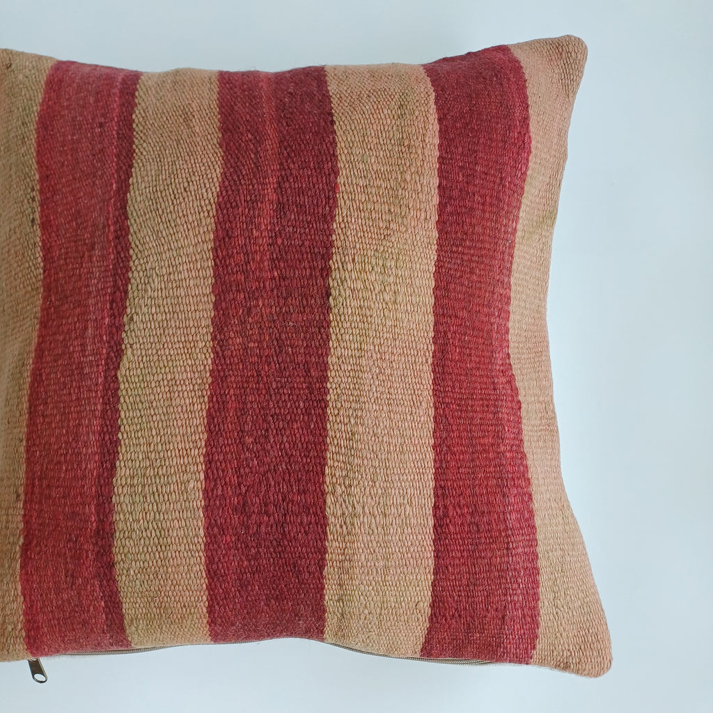 Moroccan Handmade Multicoloured Rug Cushion Cover 20''x20'' / 50x50 CM