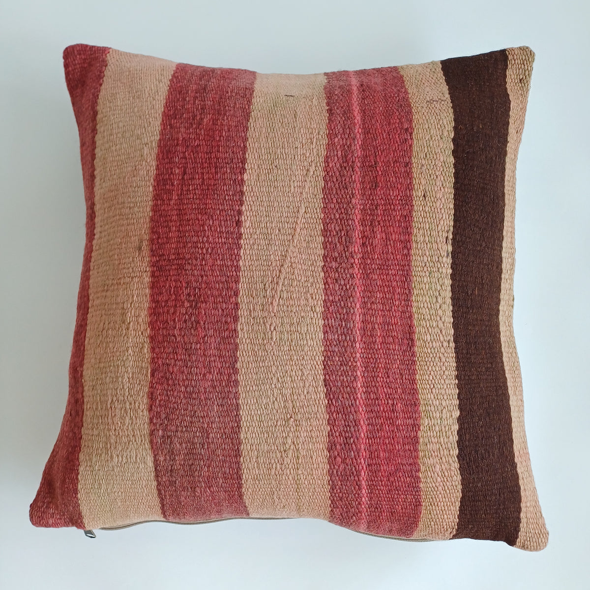 Moroccan Handmade Multicoloured Rug Cushion Cover 20''x20'' / 50x50 CM