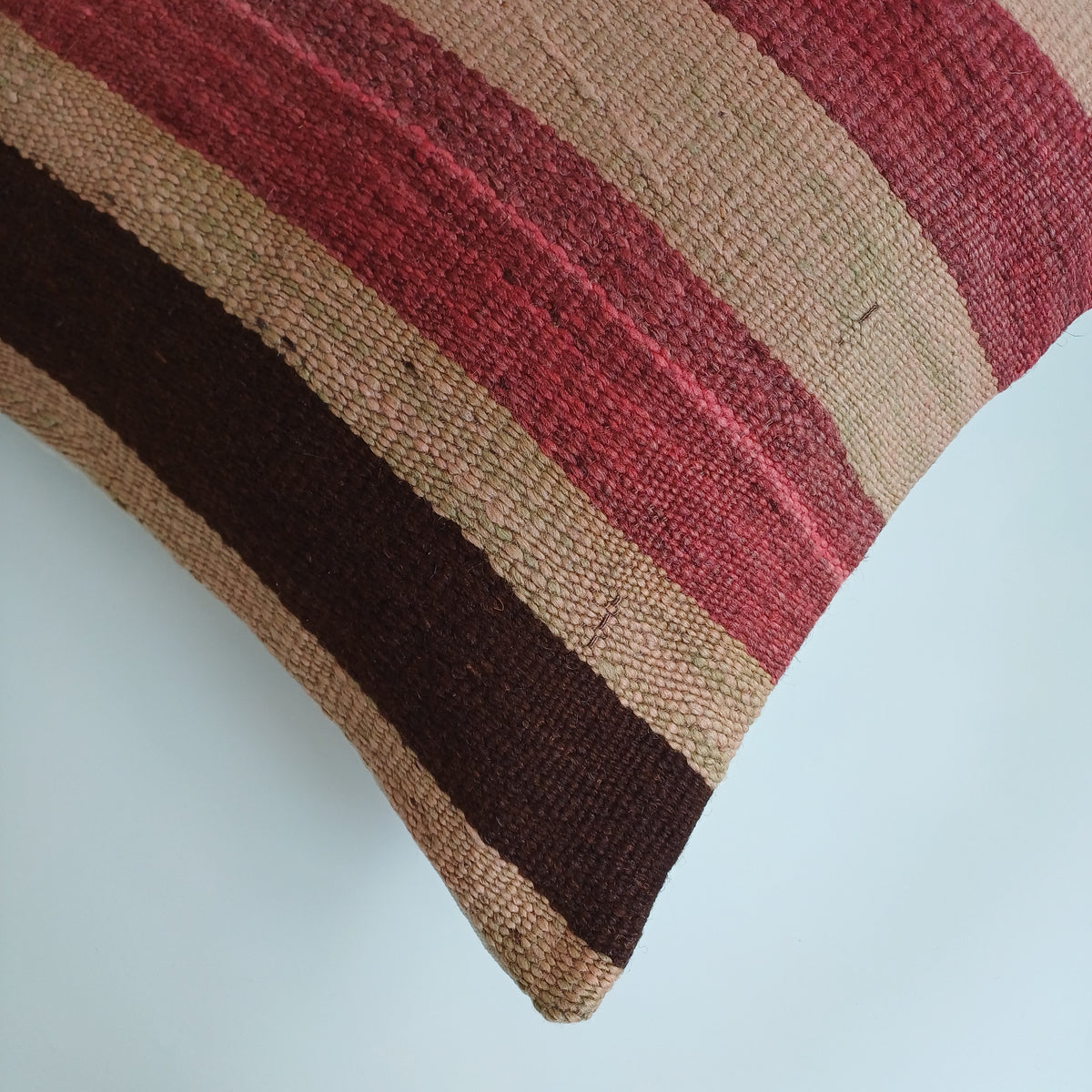 Moroccan Handmade Multicoloured Rug Cushion Cover 20''x20'' / 50x50 CM