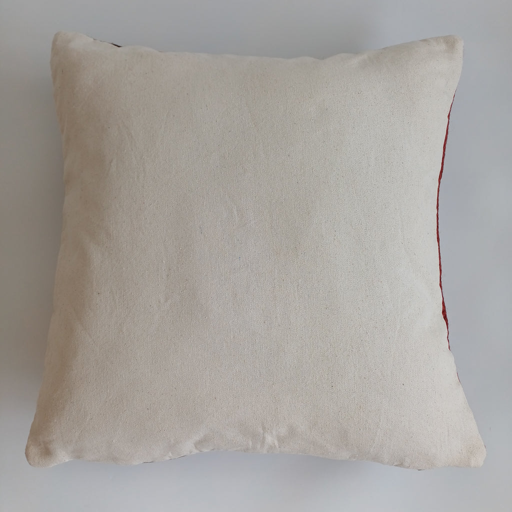 Moroccan Handmade Multicoloured Rug Cushion Cover 20''x20'' / 50x50 CM