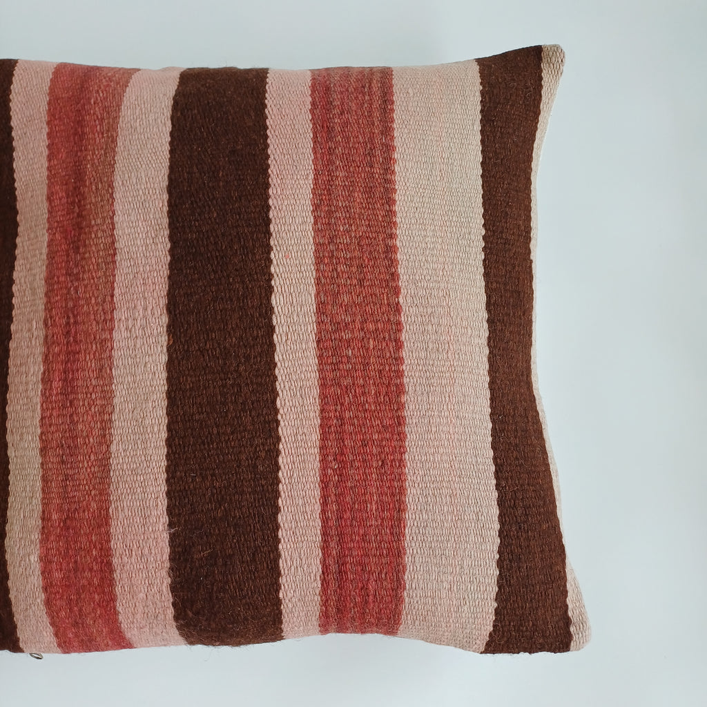 Moroccan Handmade Multicoloured Rug Cushion Cover 20''x20'' / 50x50 CM