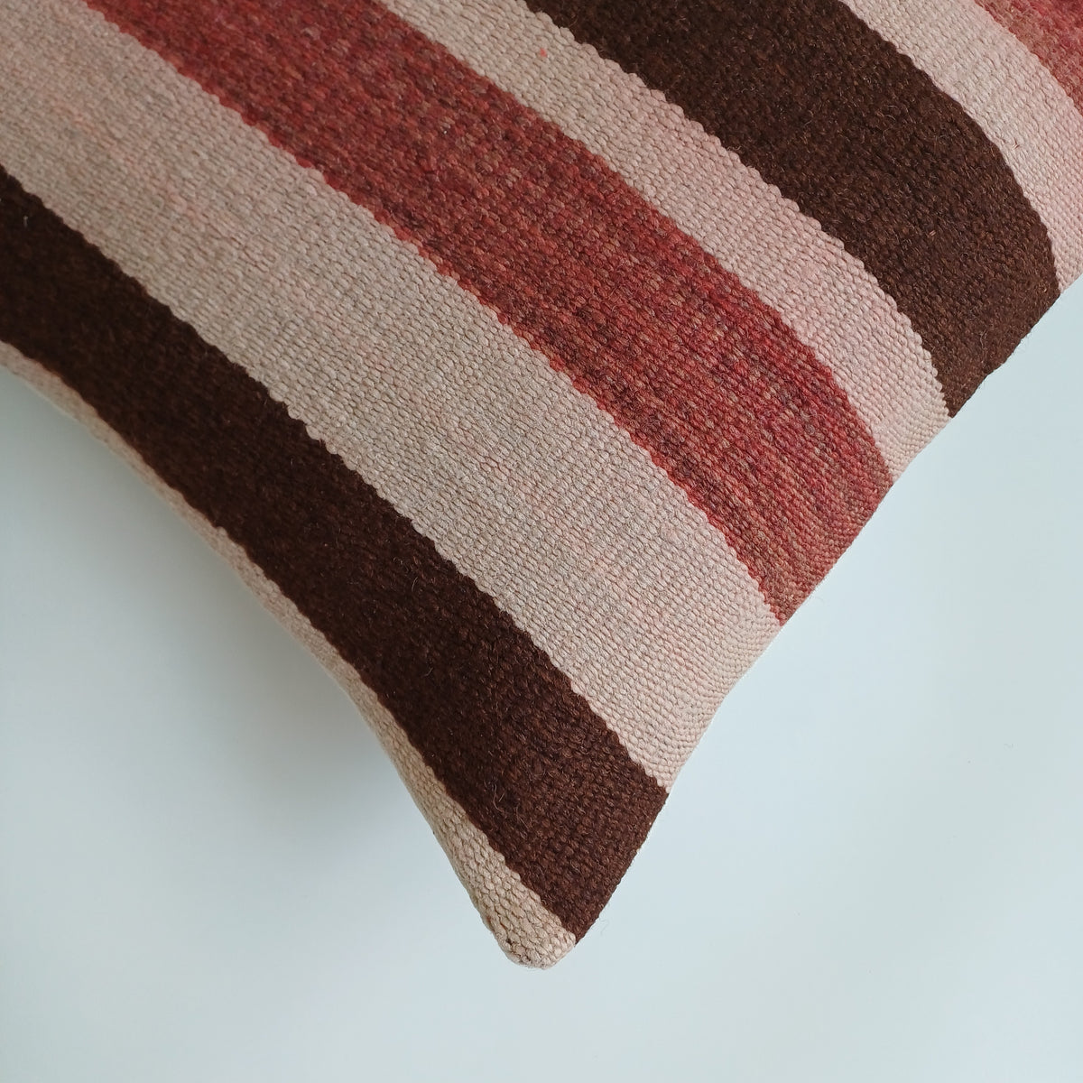 Moroccan Handmade Multicoloured Rug Cushion Cover 20''x20'' / 50x50 CM