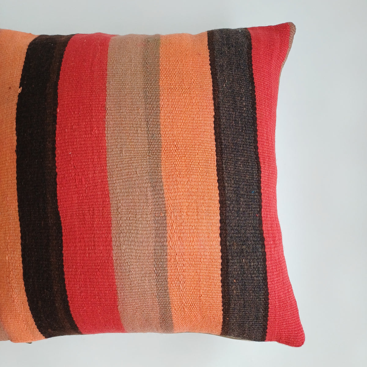 Moroccan Handmade Multicoloured Rug Cushion Cover 20''x20'' / 50x50 CM