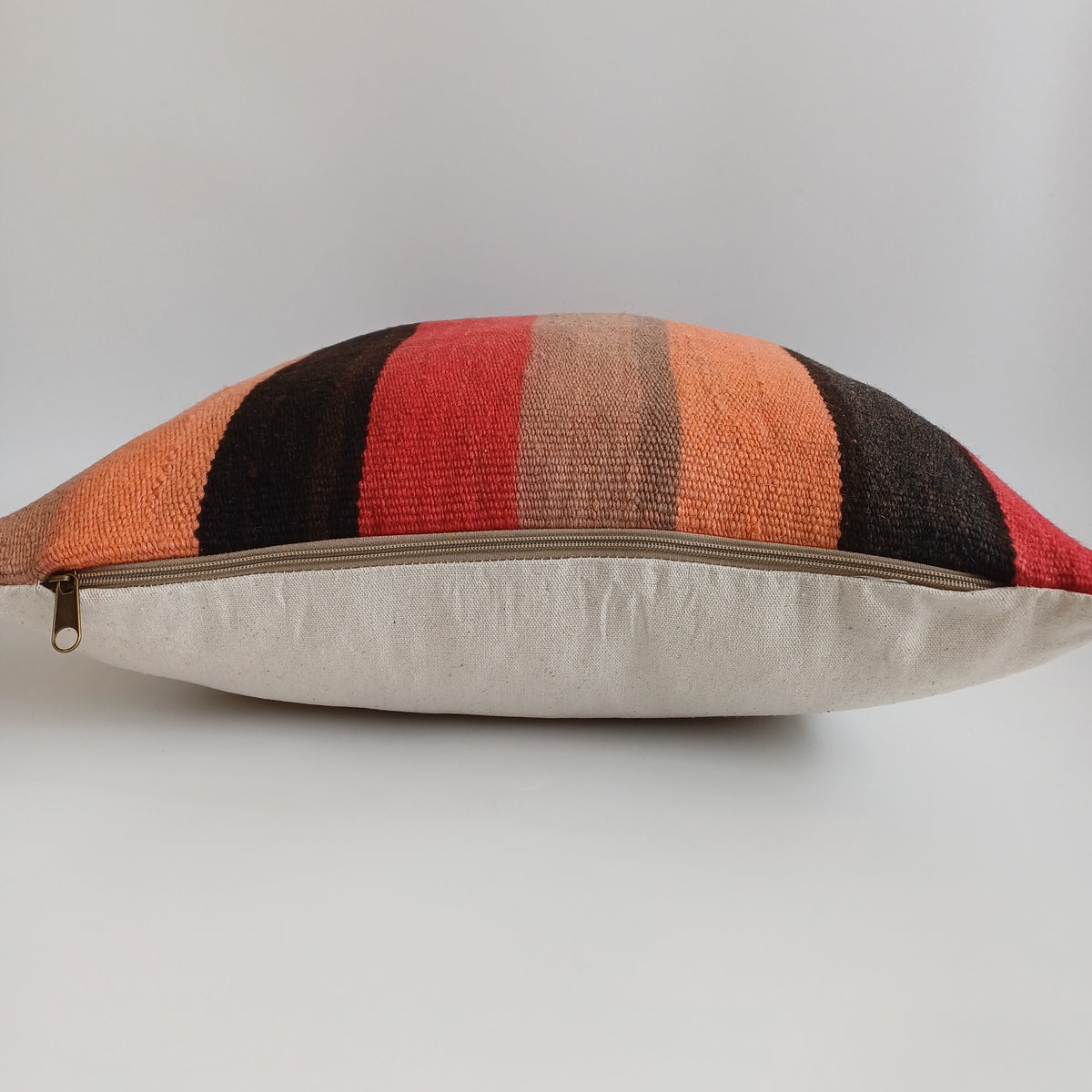 Moroccan Handmade Multicoloured Rug Cushion Cover 20''x20'' / 50x50 CM