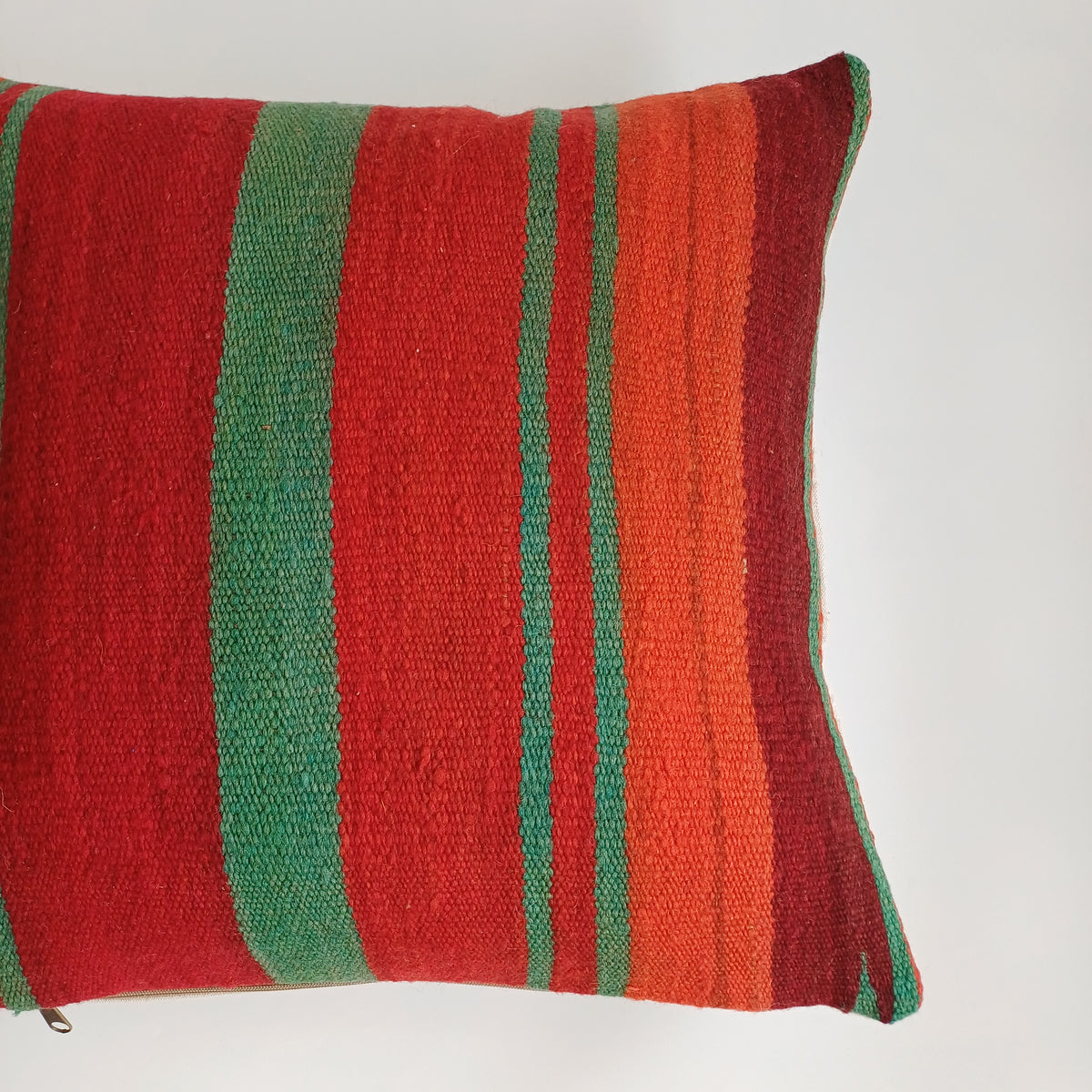 Moroccan Handmade Multicoloured Rug Cushion Cover 20''x20'' / 50x50 CM