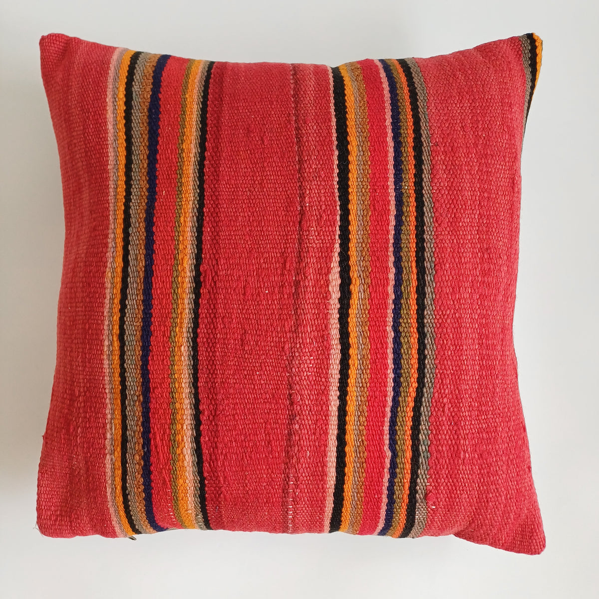 Moroccan Handmade Multicoloured Rug Cushion Cover 20''x20'' / 50x50 CM