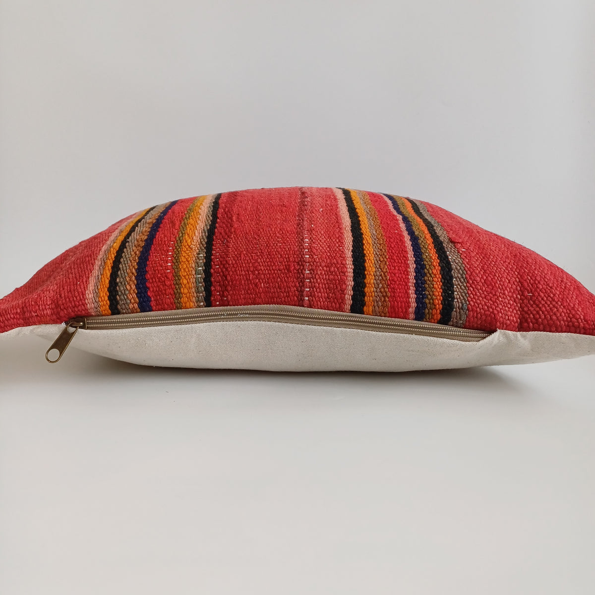 Moroccan Handmade Multicoloured Rug Cushion Cover 20''x20'' / 50x50 CM