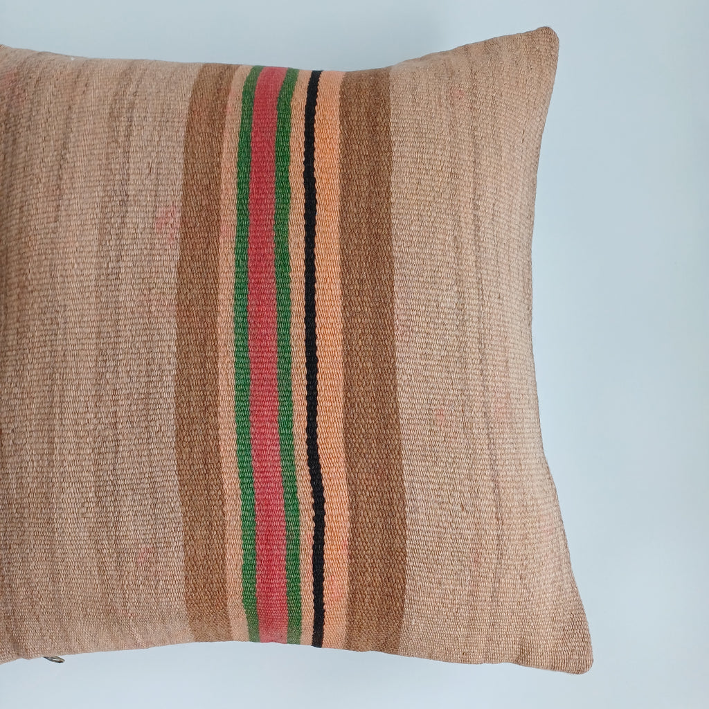 Moroccan Handmade Multicoloured Rug Cushion Cover 20''x20'' / 50x50 CM
