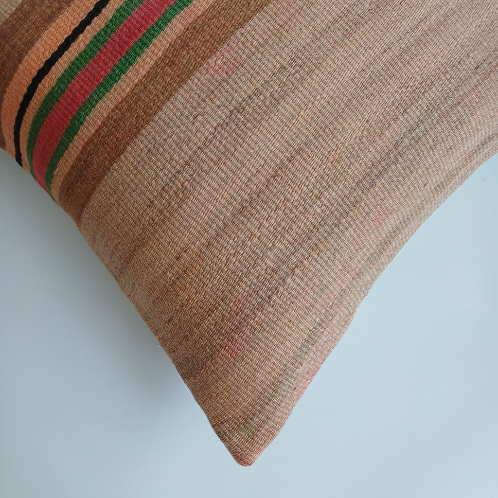 Moroccan Handmade Multicoloured Rug Cushion Cover 20''x20'' / 50x50 CM