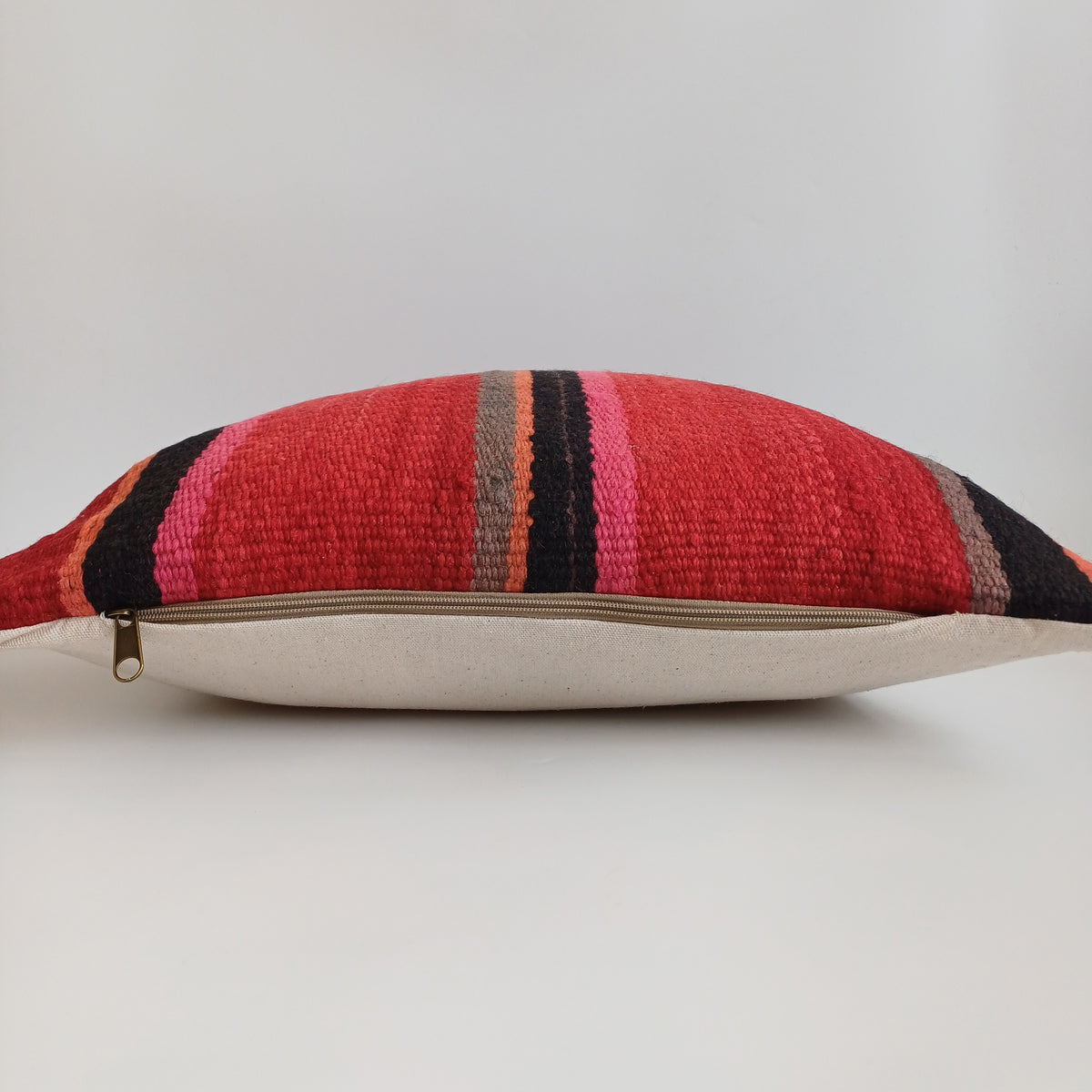 Moroccan Handmade Multicoloured Rug Cushion Cover 20''x20'' / 50x50 CM