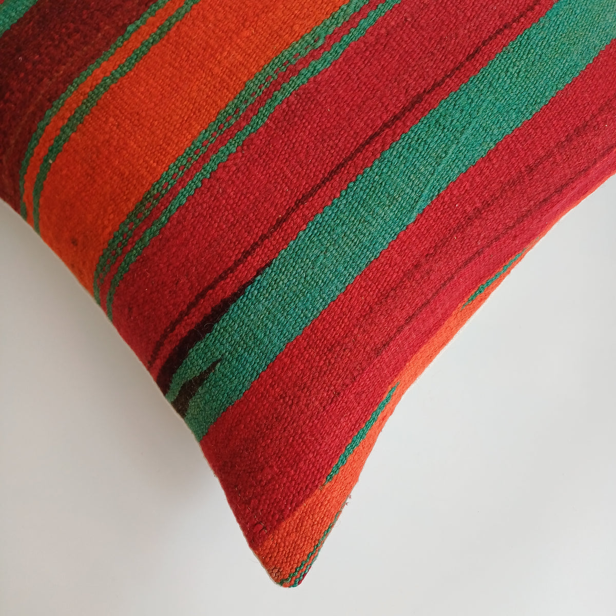 Moroccan Handmade Multicoloured Rug Cushion Cover 20''x20'' / 50x50 CM