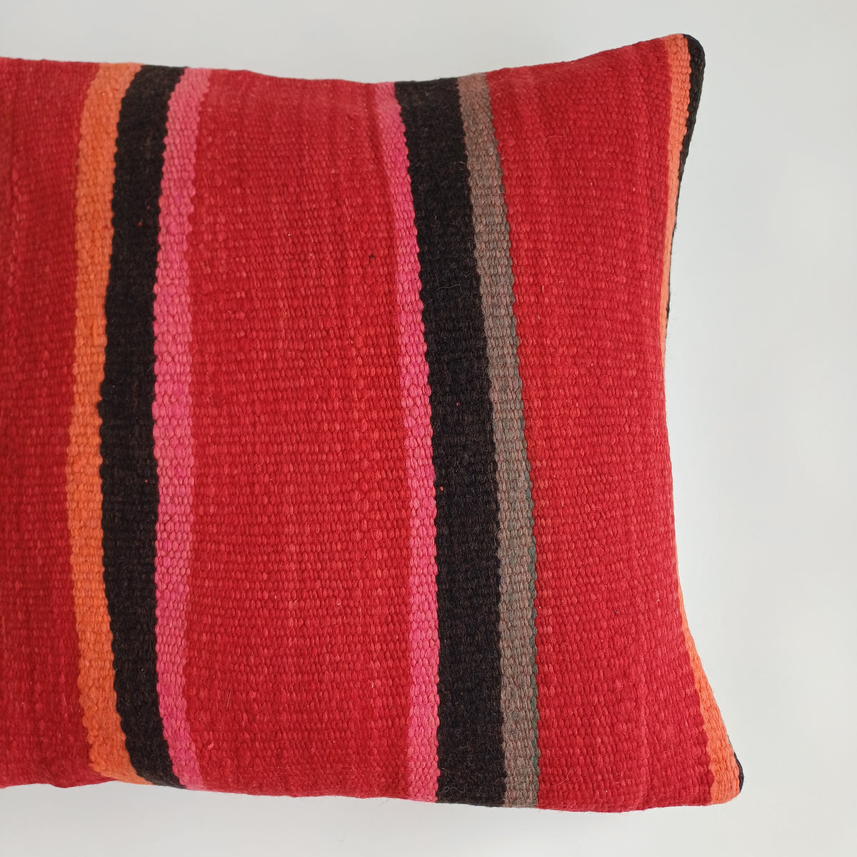 Moroccan Handmade Multicoloured Rug Cushion Cover 20''x20'' / 50x50 CM