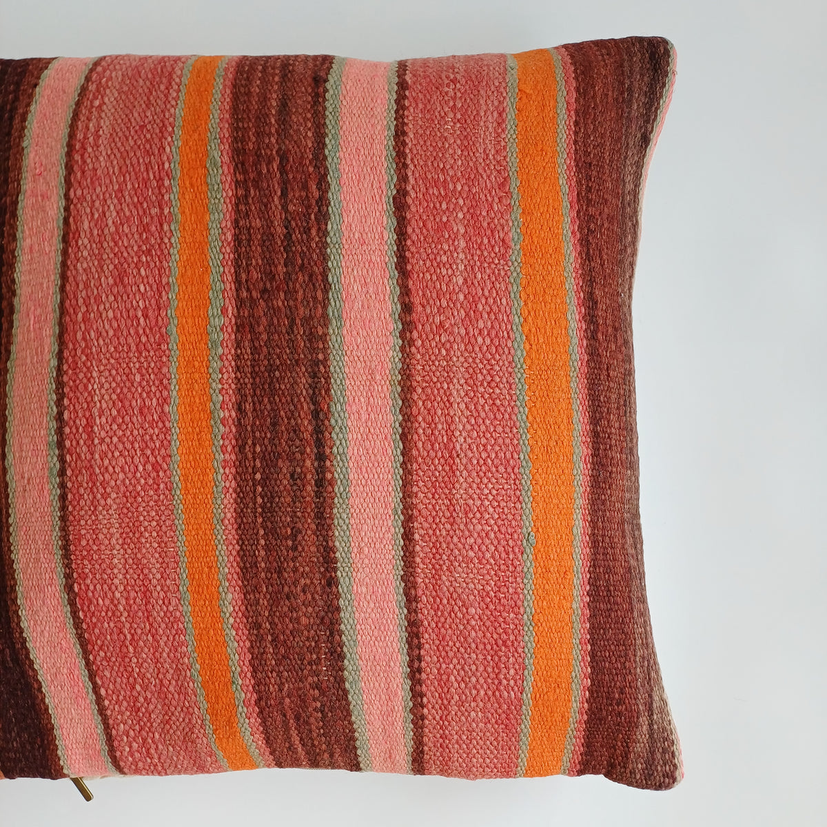 Moroccan Handmade Multicoloured Rug Cushion Cover 20''x20'' / 50x50 CM