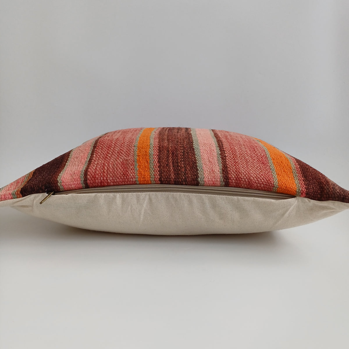 Moroccan Handmade Multicoloured Rug Cushion Cover 20''x20'' / 50x50 CM