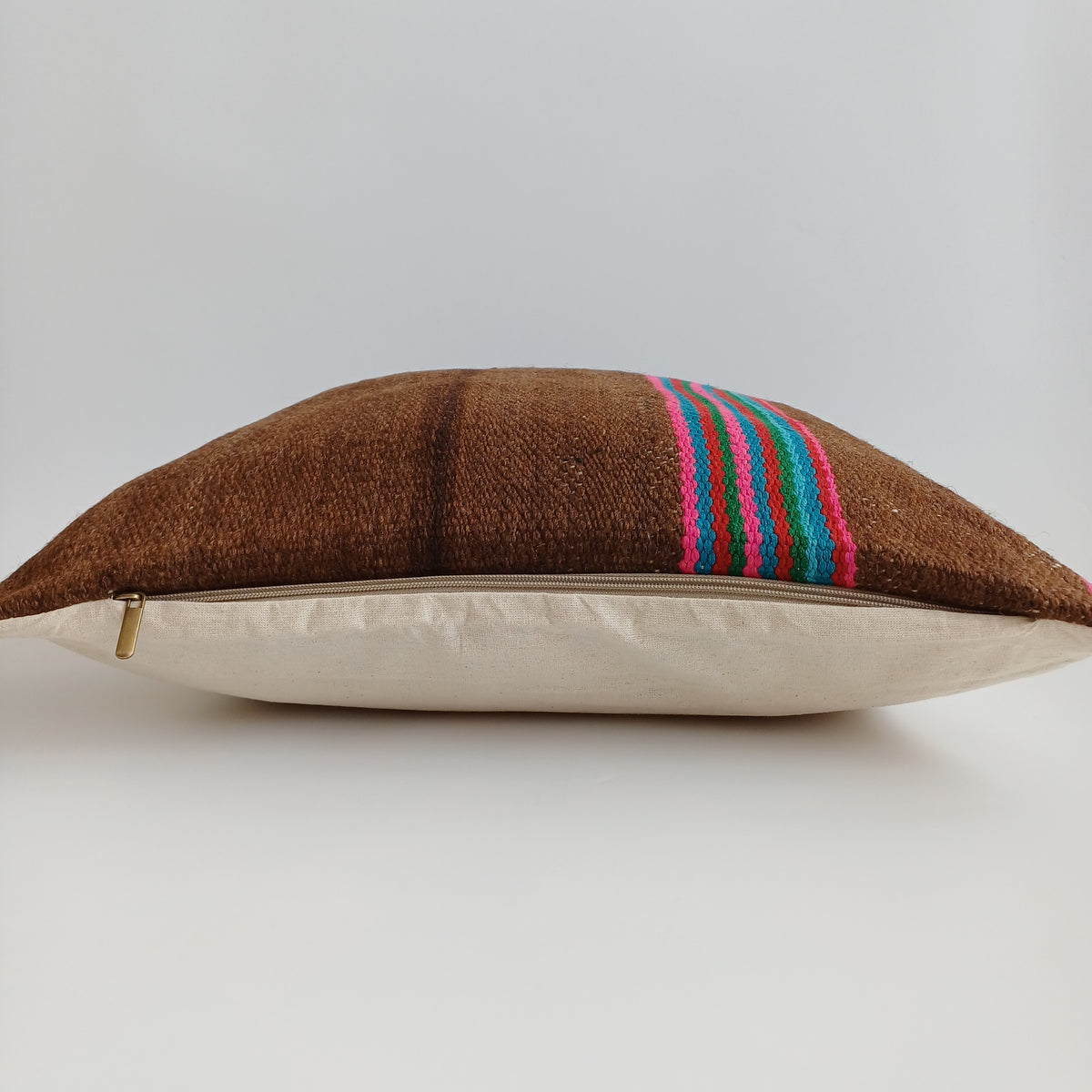 Moroccan Handmade Multicoloured Rug Cushion Cover 20''x20'' / 50x50 CM