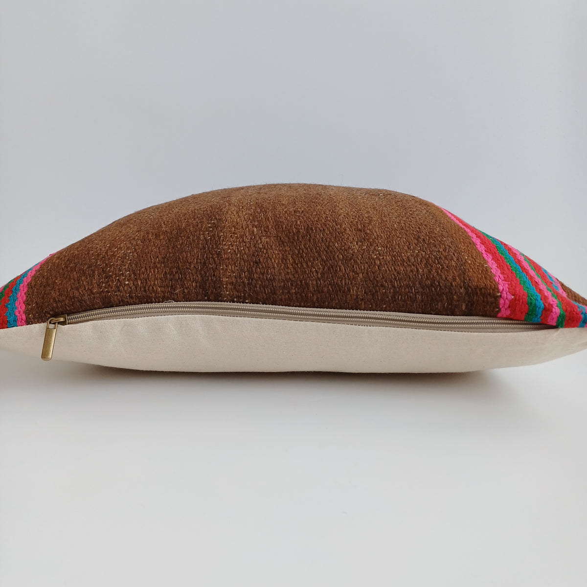 Moroccan Handmade Multicoloured Rug Cushion Cover 20''x20'' / 50x50 CM