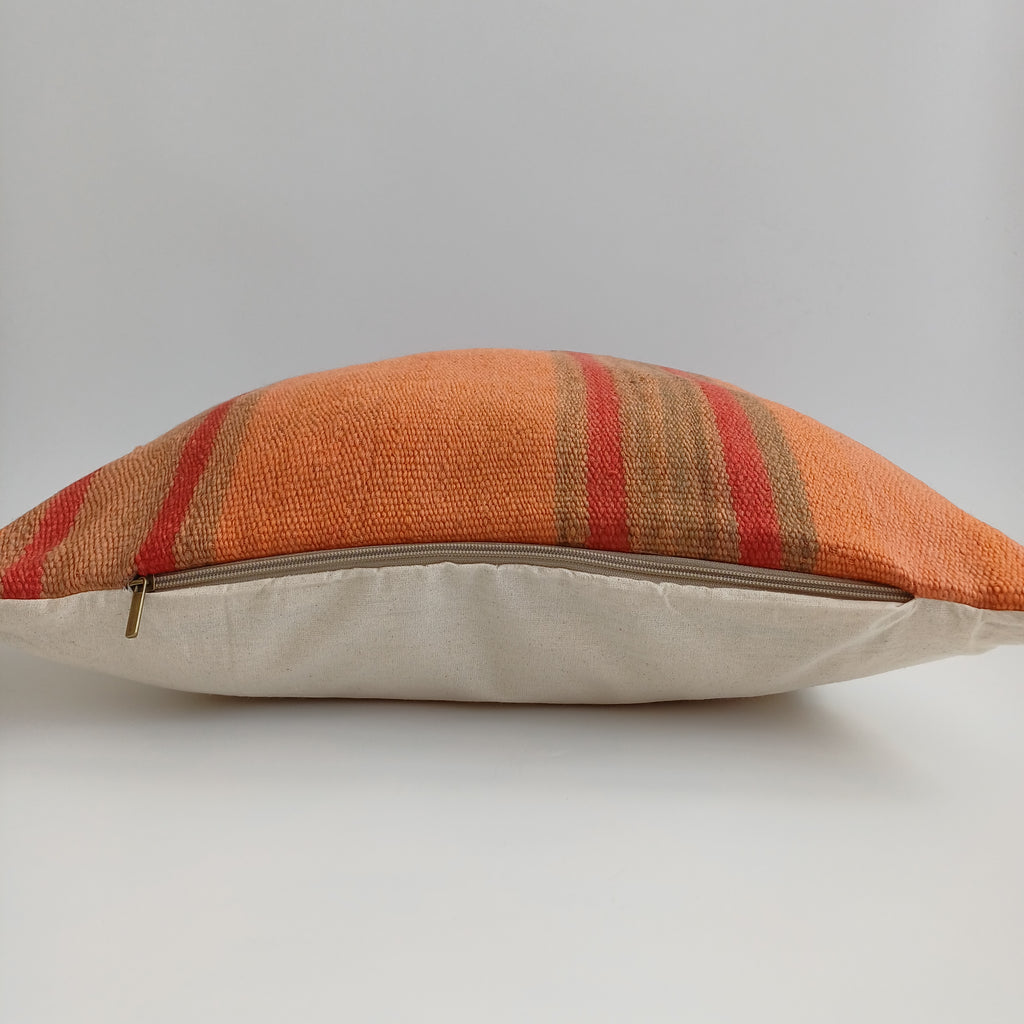 Moroccan Handmade Multicoloured Rug Cushion Cover 20''x20'' / 50x50 CM