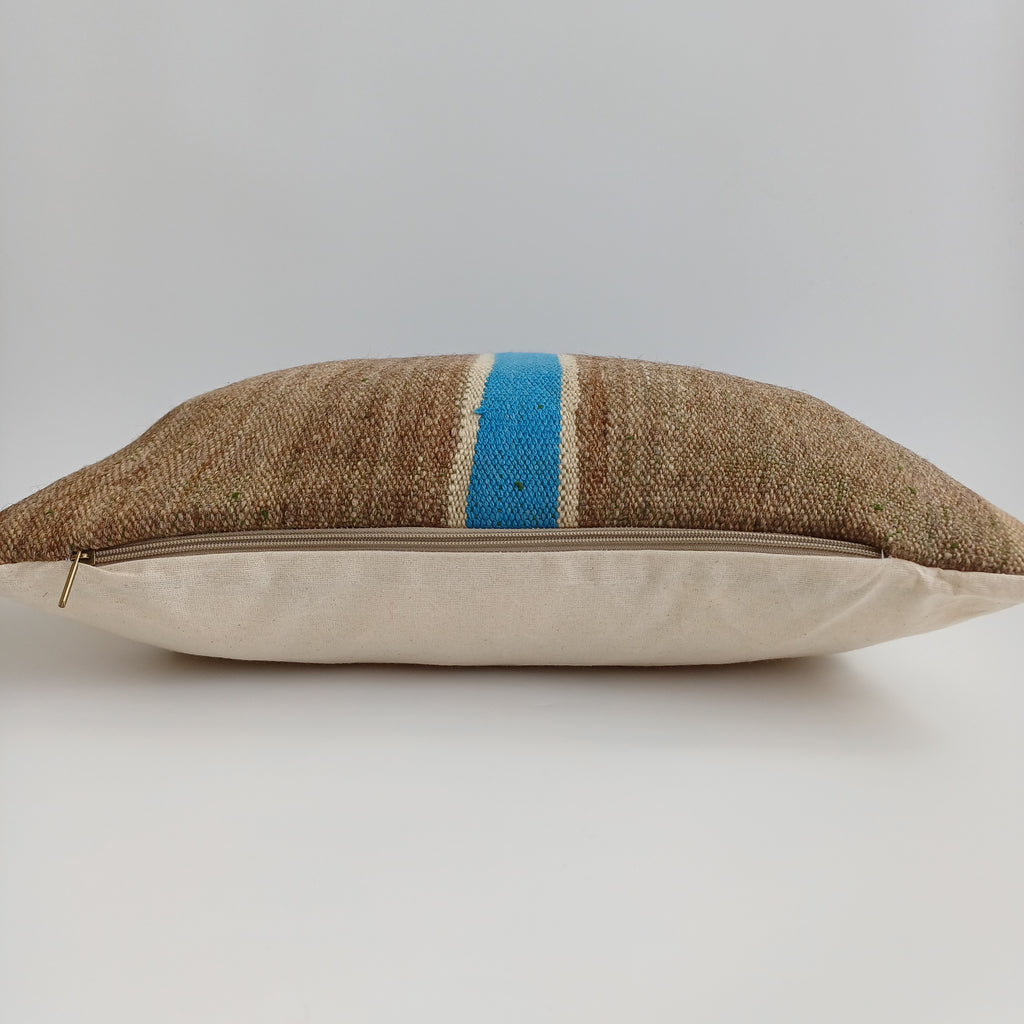 Moroccan Handmade Multicoloured Rug Cushion Cover 20''x20'' / 50x50 CM