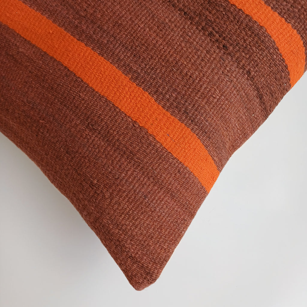 Moroccan Handmade Multicoloured Rug Cushion Cover 20''x20'' / 50x50 CM