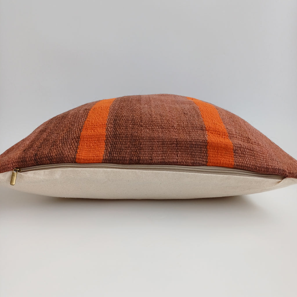 Moroccan Handmade Multicoloured Rug Cushion Cover 20''x20'' / 50x50 CM