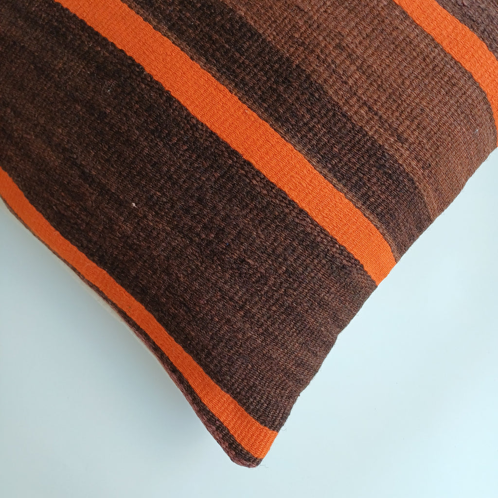 Moroccan Handmade Multicoloured Rug Cushion Cover 20''x20'' / 50x50 CM