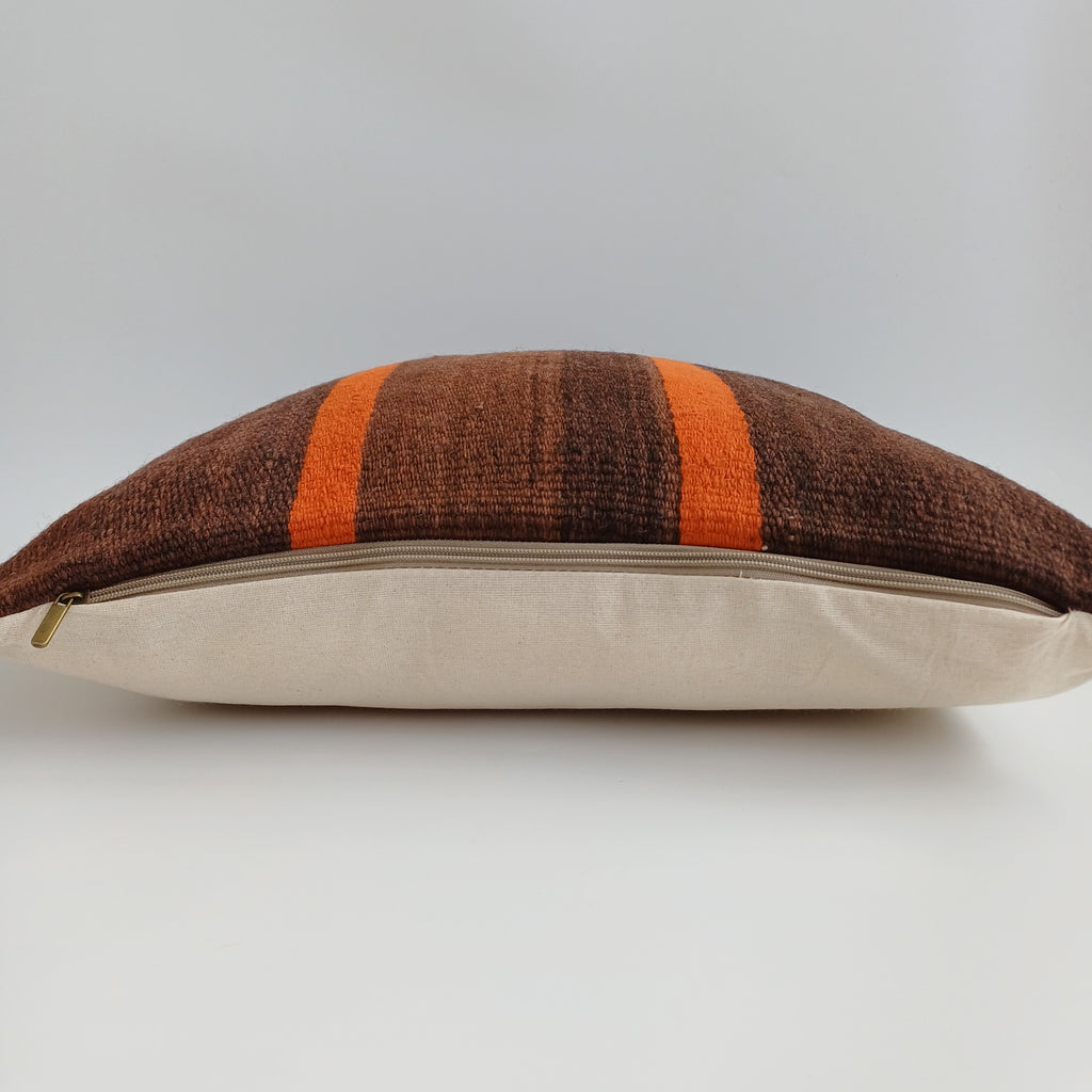 Moroccan Handmade Multicoloured Rug Cushion Cover 20''x20'' / 50x50 CM