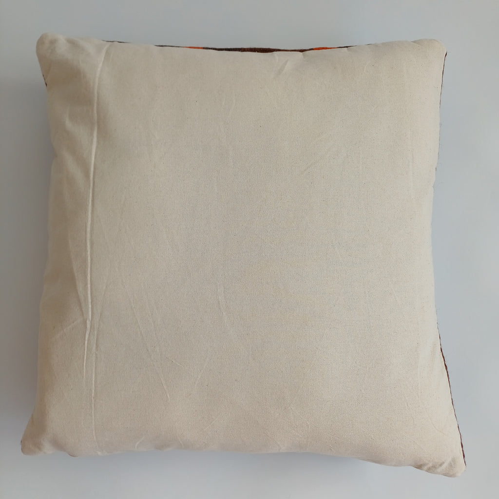 Moroccan Handmade Multicoloured Rug Cushion Cover 20''x20'' / 50x50 CM